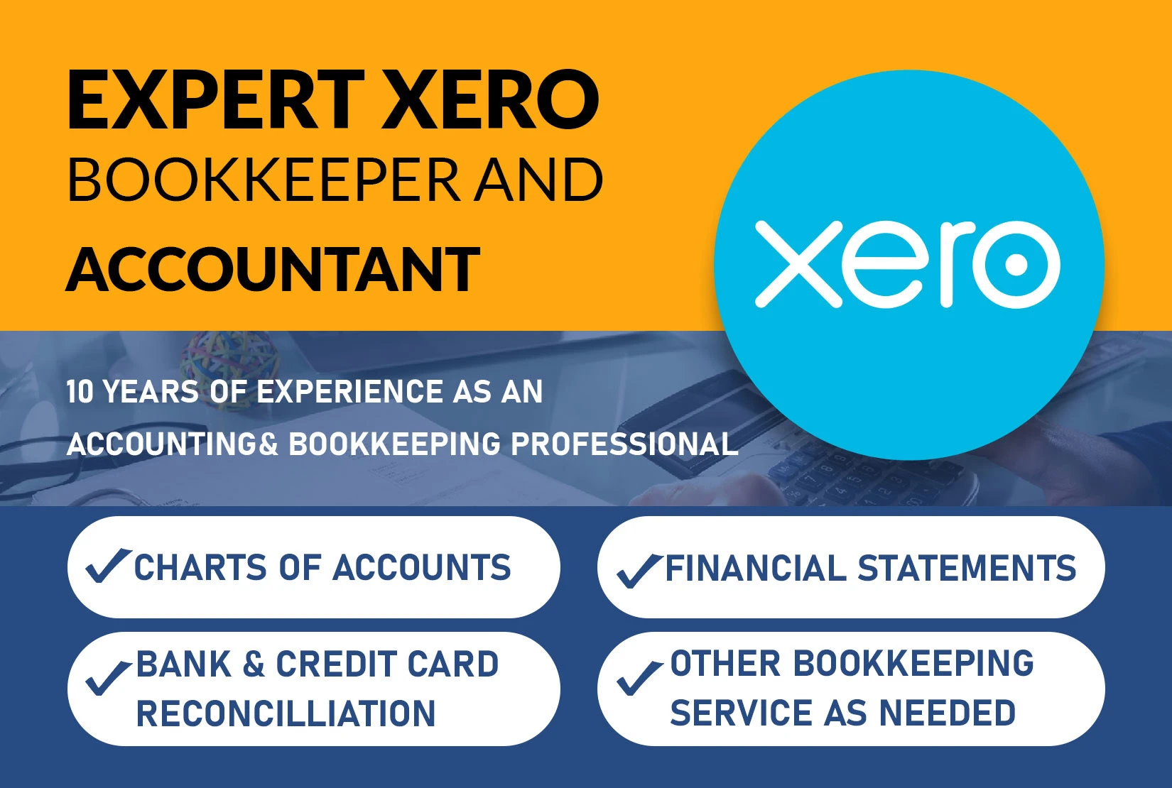 I will do xero bookkeeping and accounting