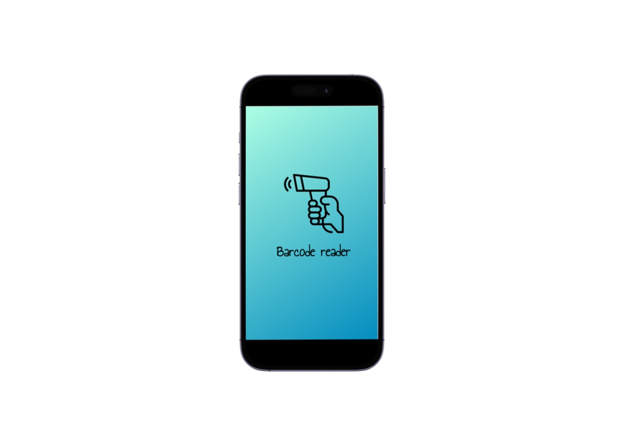 Barcode reader app for supermarkets