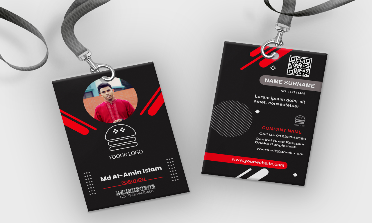 I will design id card and badge, pass, student and e...