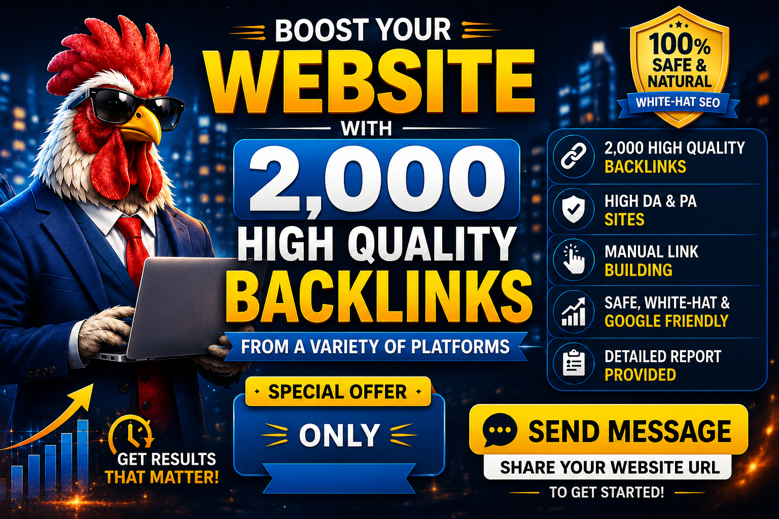 2,000 Authority Backlinks from Diverse Platforms to B...