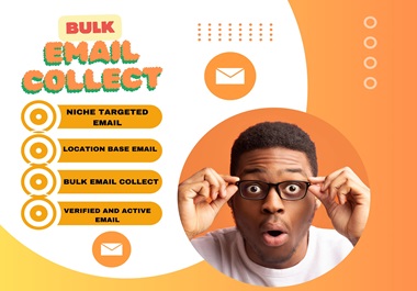 I will collect Niche Targeted BULK EMAIL list buildin...