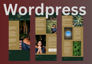 I will create wordpress site, build wordpress websit...