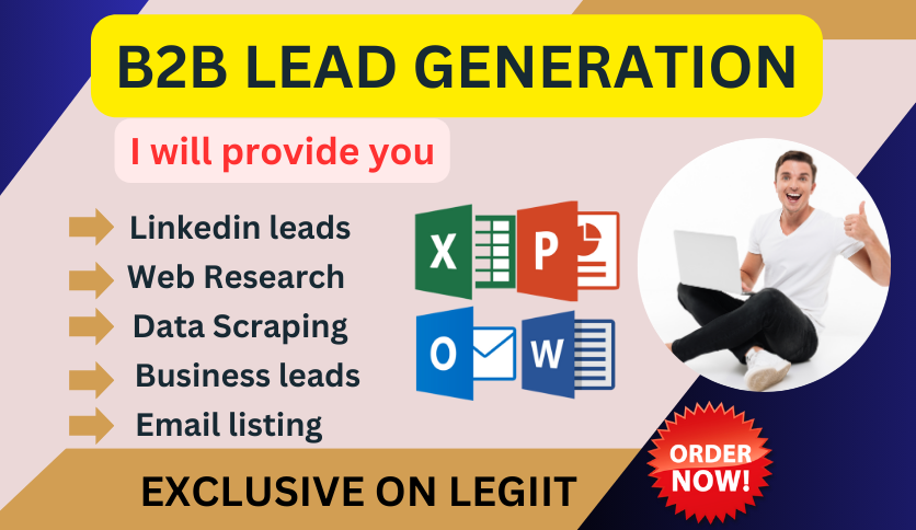 targeted b2b lead generation, linkedin research.