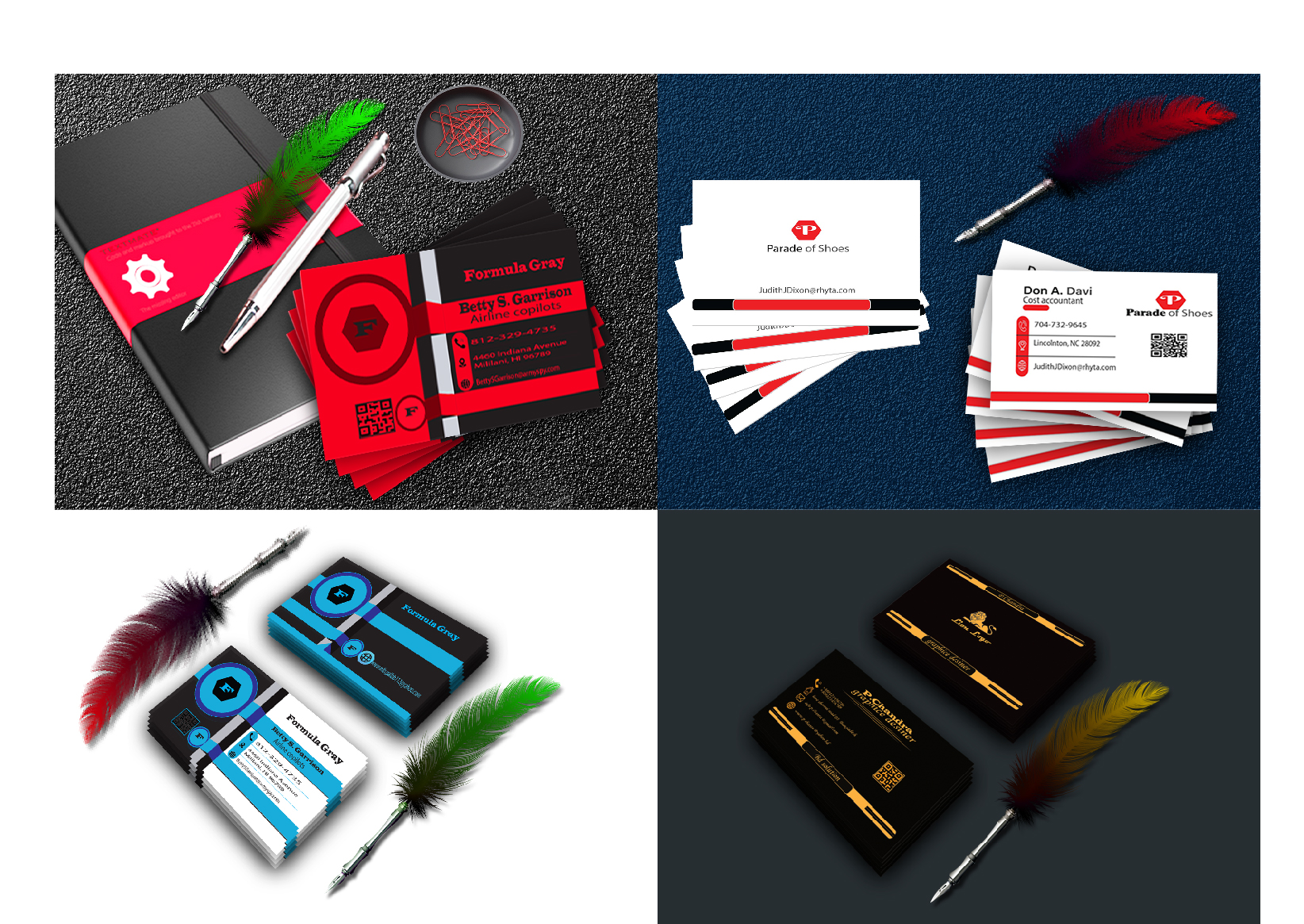 I will create 3 Unique Business Card Design to Set Yo...