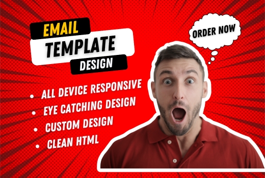 I will design EyeCatching HTML Email template & N...
