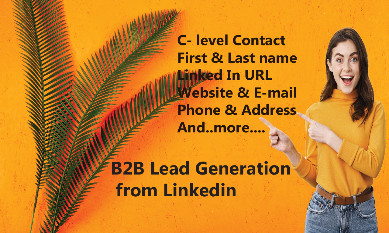 generate quality leds b2b lead generation from linked...