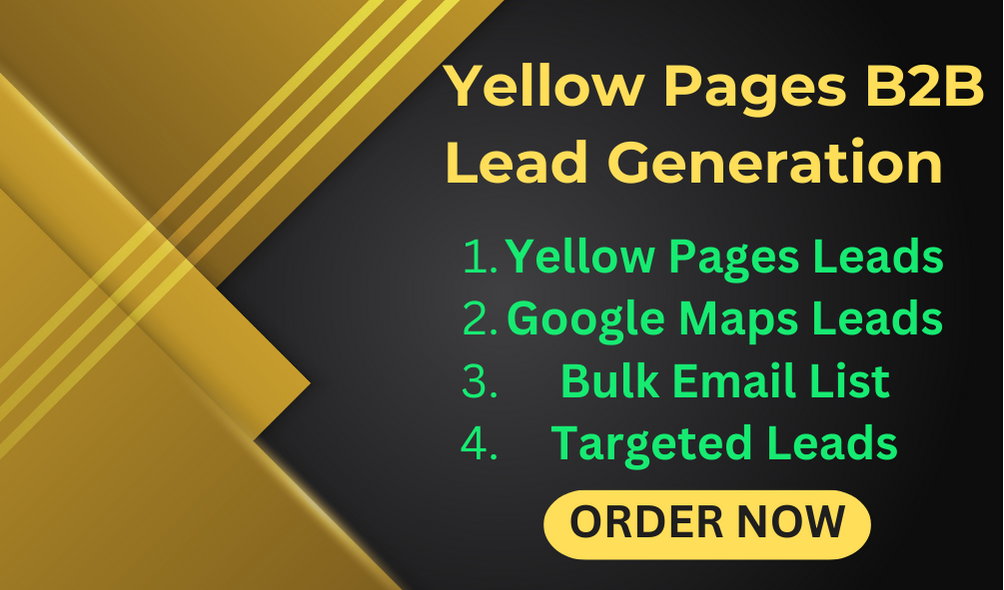 I Will Collect Yellow Pages B2B Lead Generation For A...