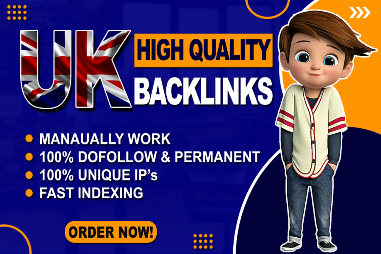 I will do 30+ UK High Authority contextual Do-Follow ...