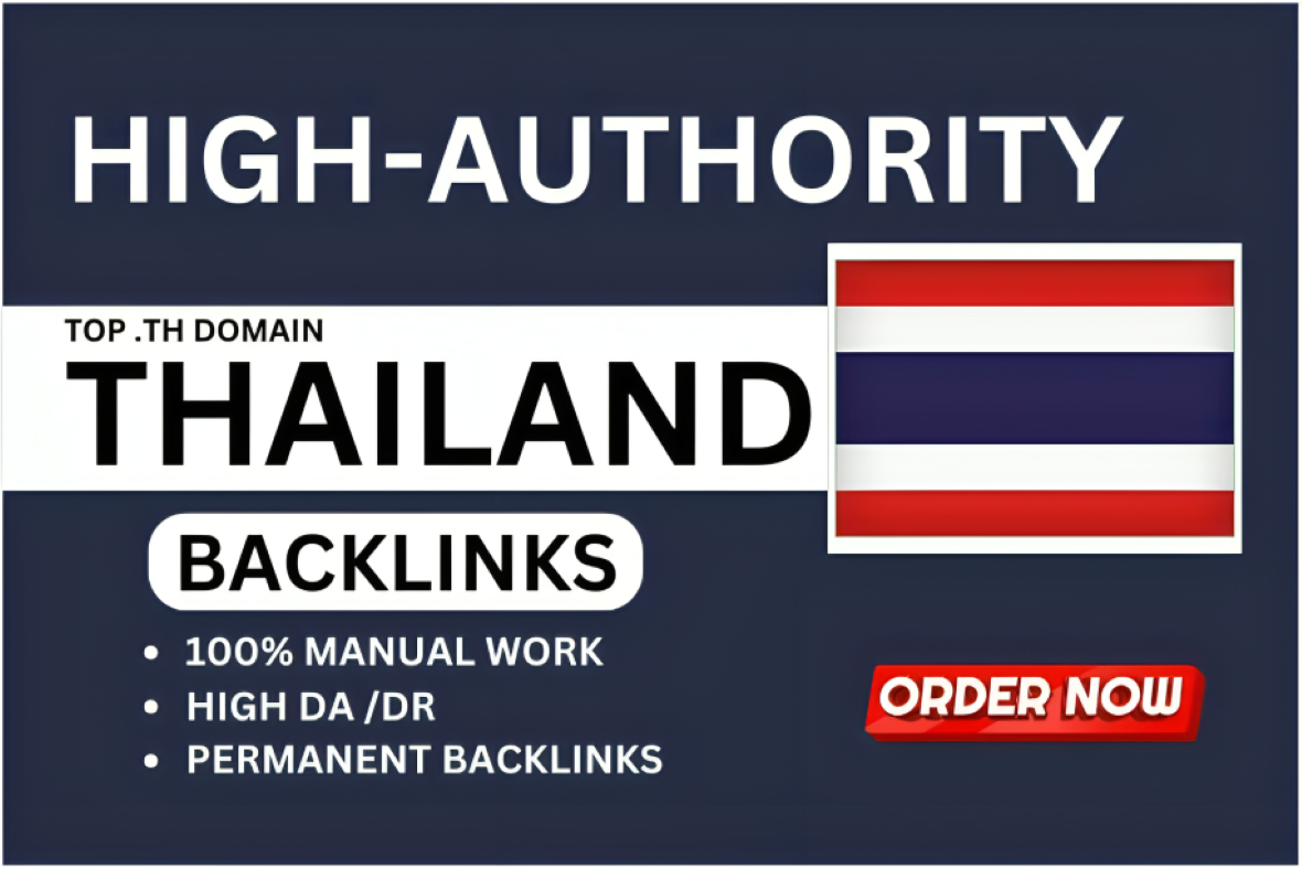 I will do 15+ High Authority Thailand DA90 Do-Follow ...