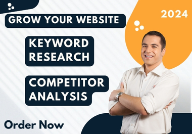 I will provide keyword research and 2 competitor Anal...
