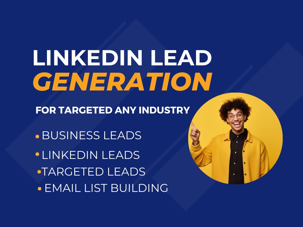 You will get LinkedIn lead generation and email findi...