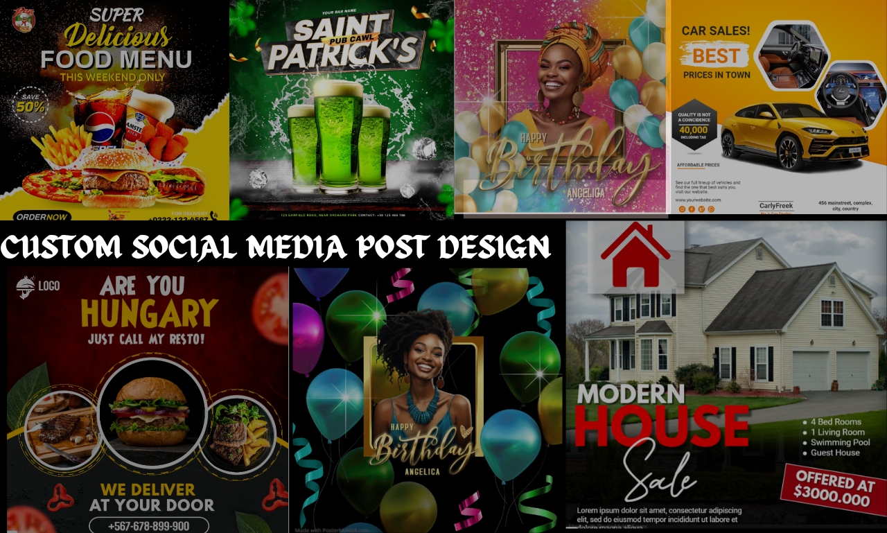 I will design outstanding social media graphic post f...
