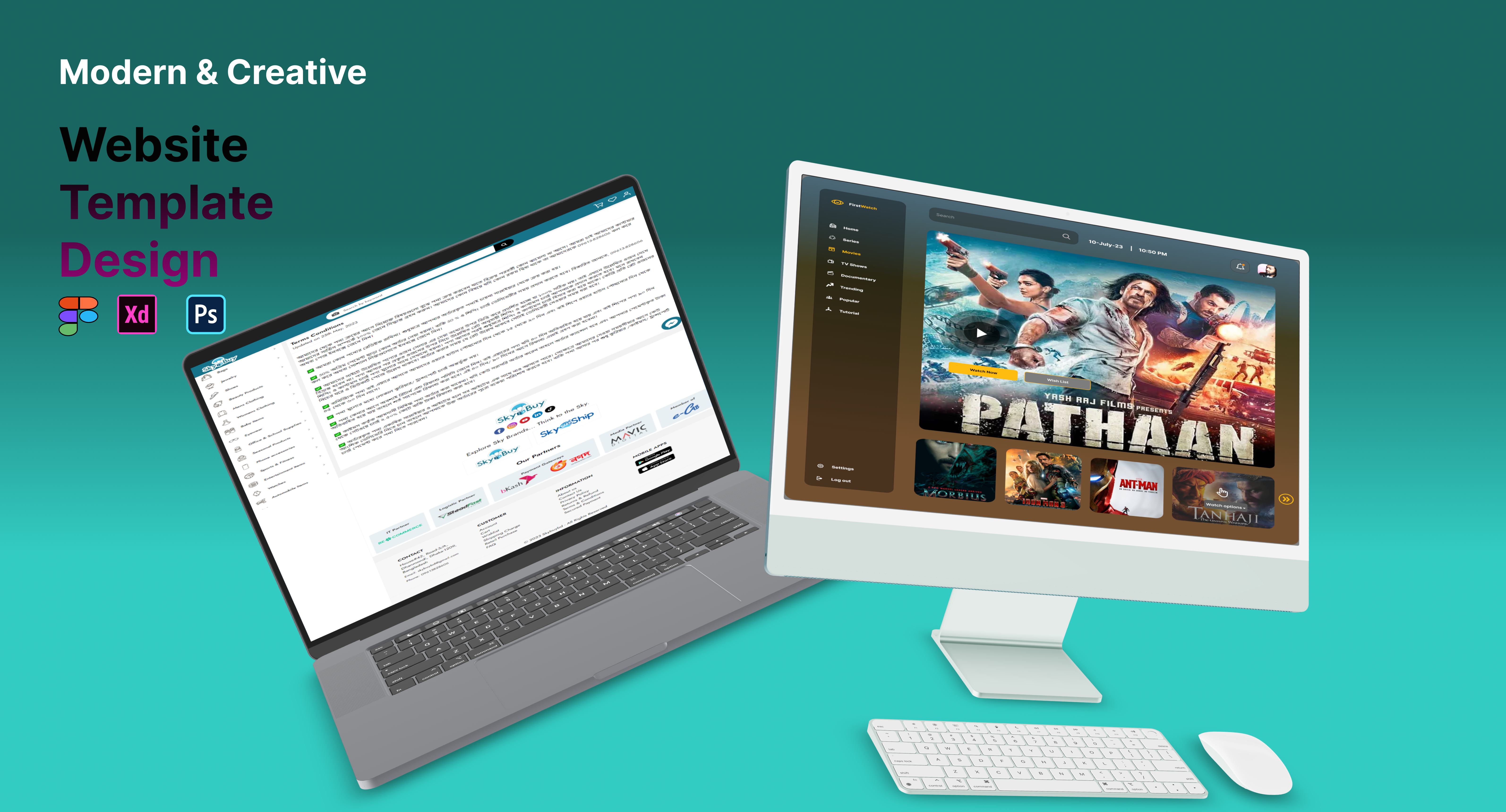 I will design web template web design UI UX in figma,...