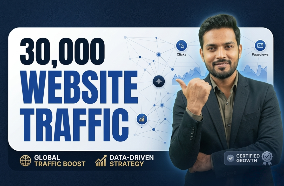 Get 30,000 High Quality Website Visits