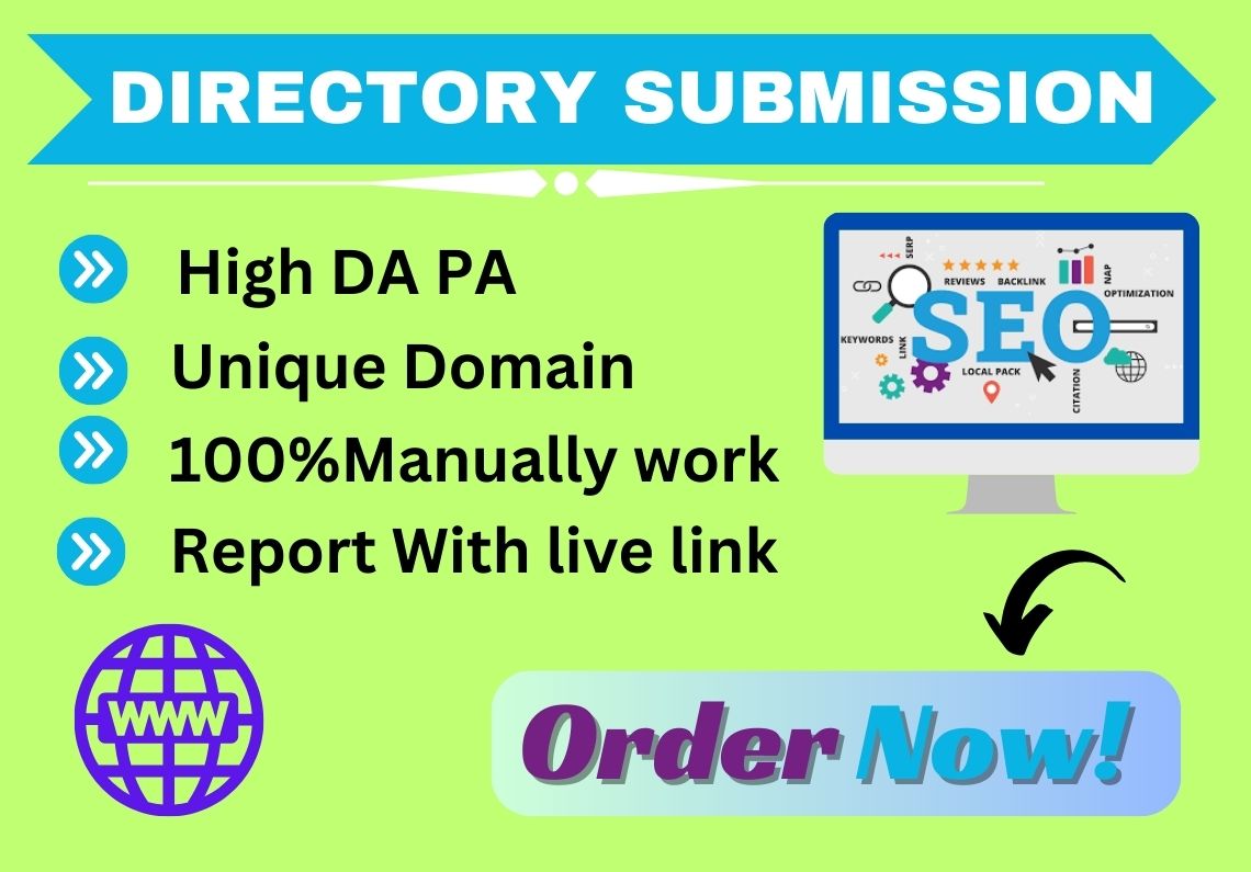 Build manually 100 directory submission backlinks wit...