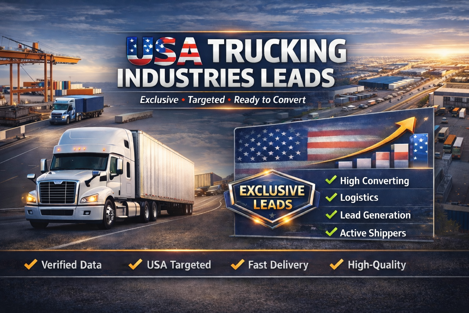 I Will Deliver You 10,000 Targeted Trucking Industrie...