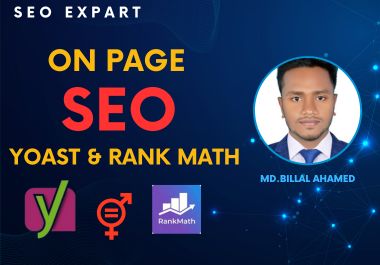 I will do complete on page seo with yoast seo and ran...