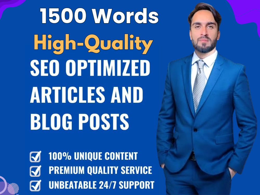 write 1500 words High-Quality Unique SEO optimize art...