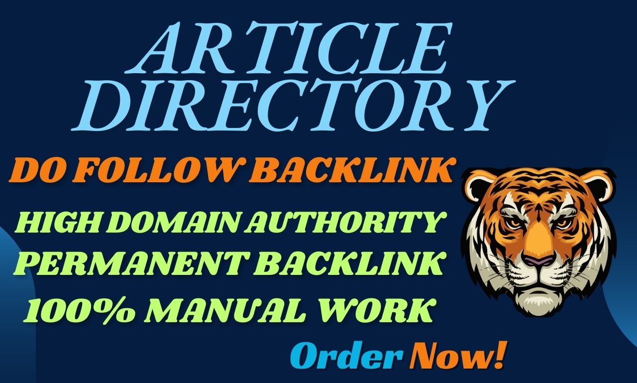 Google Ranking80 Article Directory Do Follow High qua...