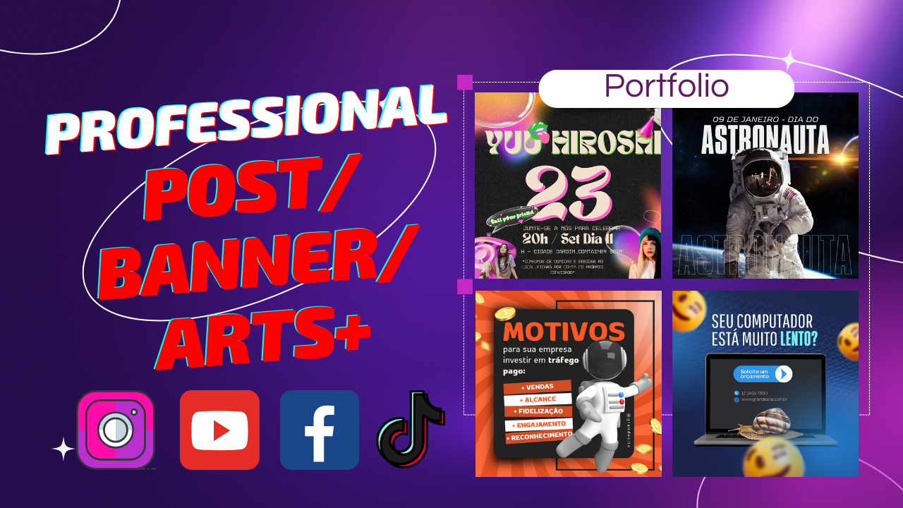 I will design an amazing insta and fb social media fl...