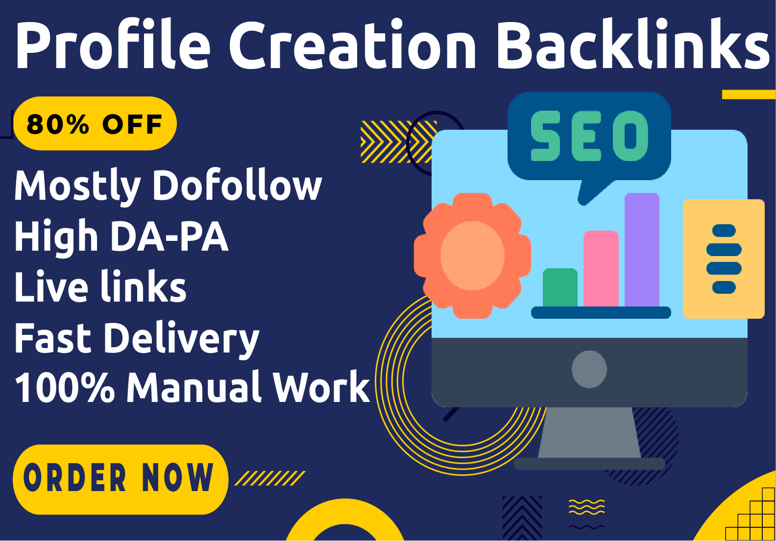 I will Manuall Create 50 high quality profile creatio...