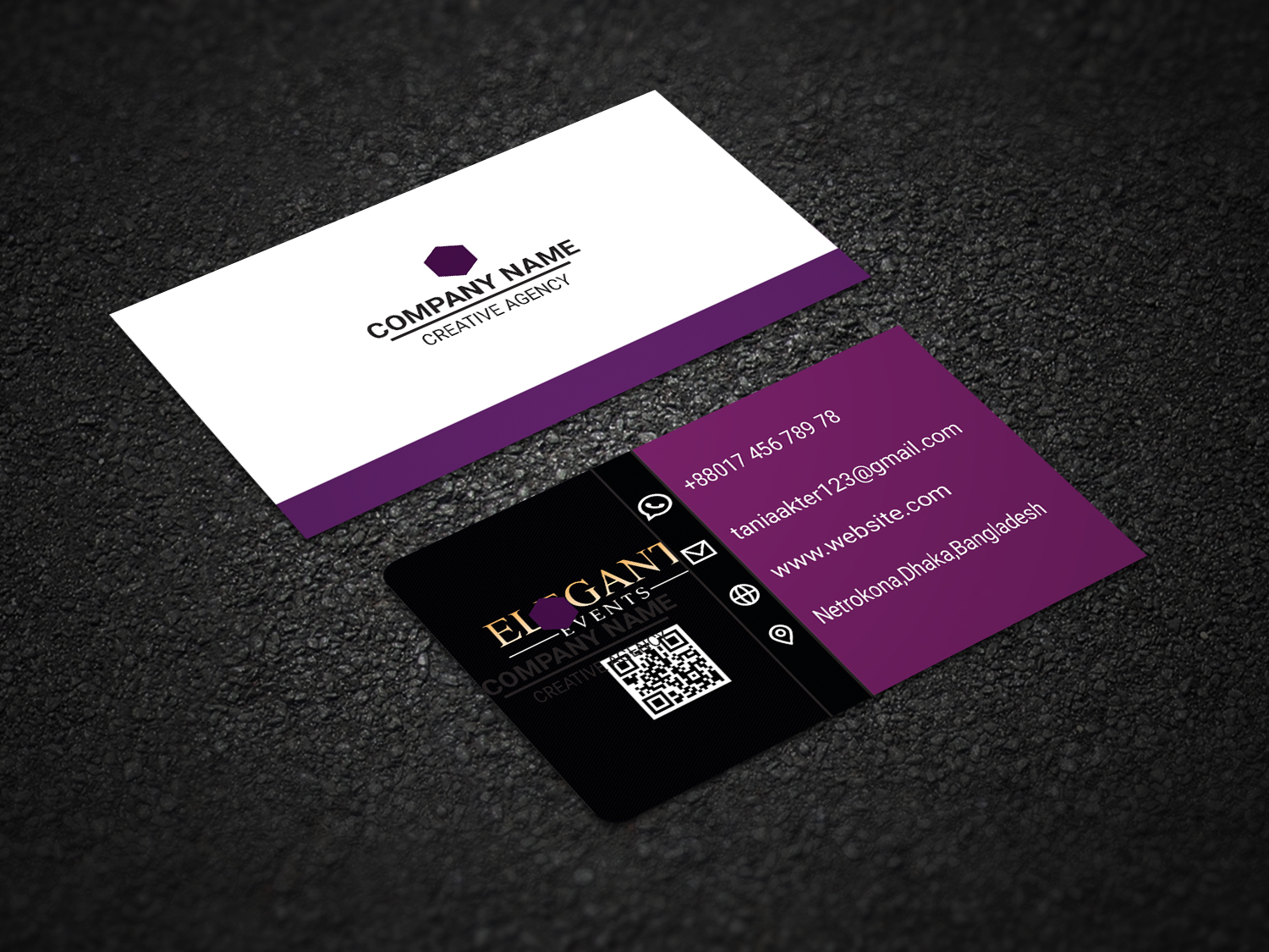 I will design professional business card for you with...