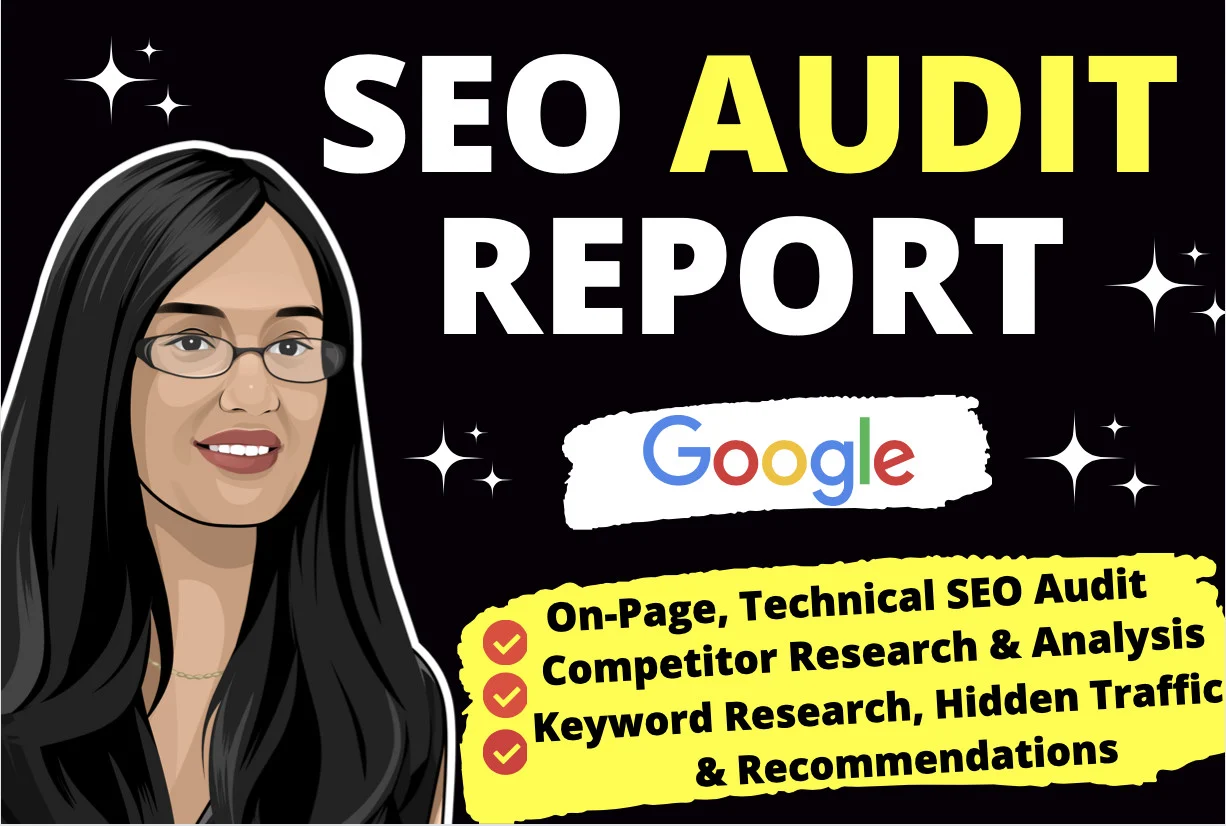 Website SEO audit report, keyword research, and com...