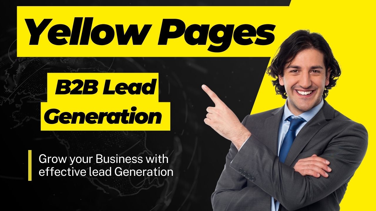 I will provide targeted yellow pages business b2b lea...