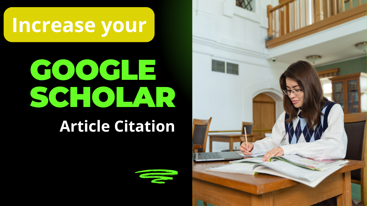 I will upgrade your google scholar article, profile ...