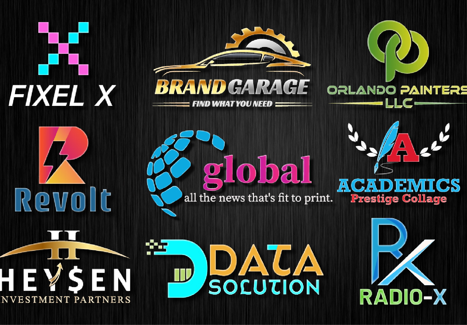 I will create modern minimalist business logo design ...