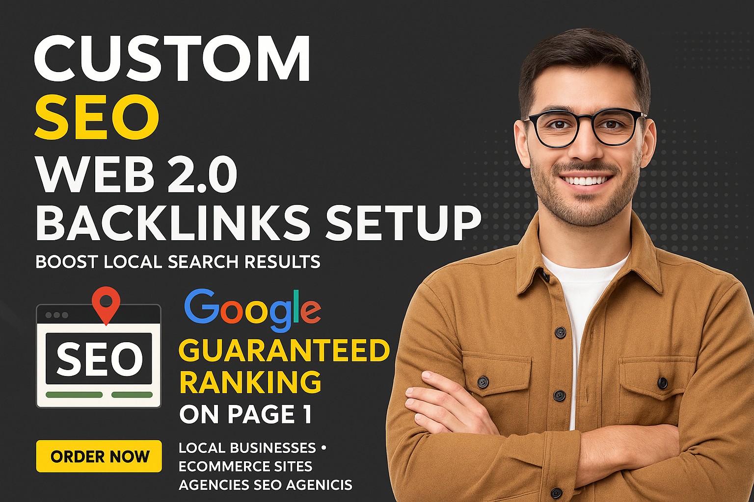 30 Geo Web 2.0 SEO Backlinks Network - Boost Local &a...