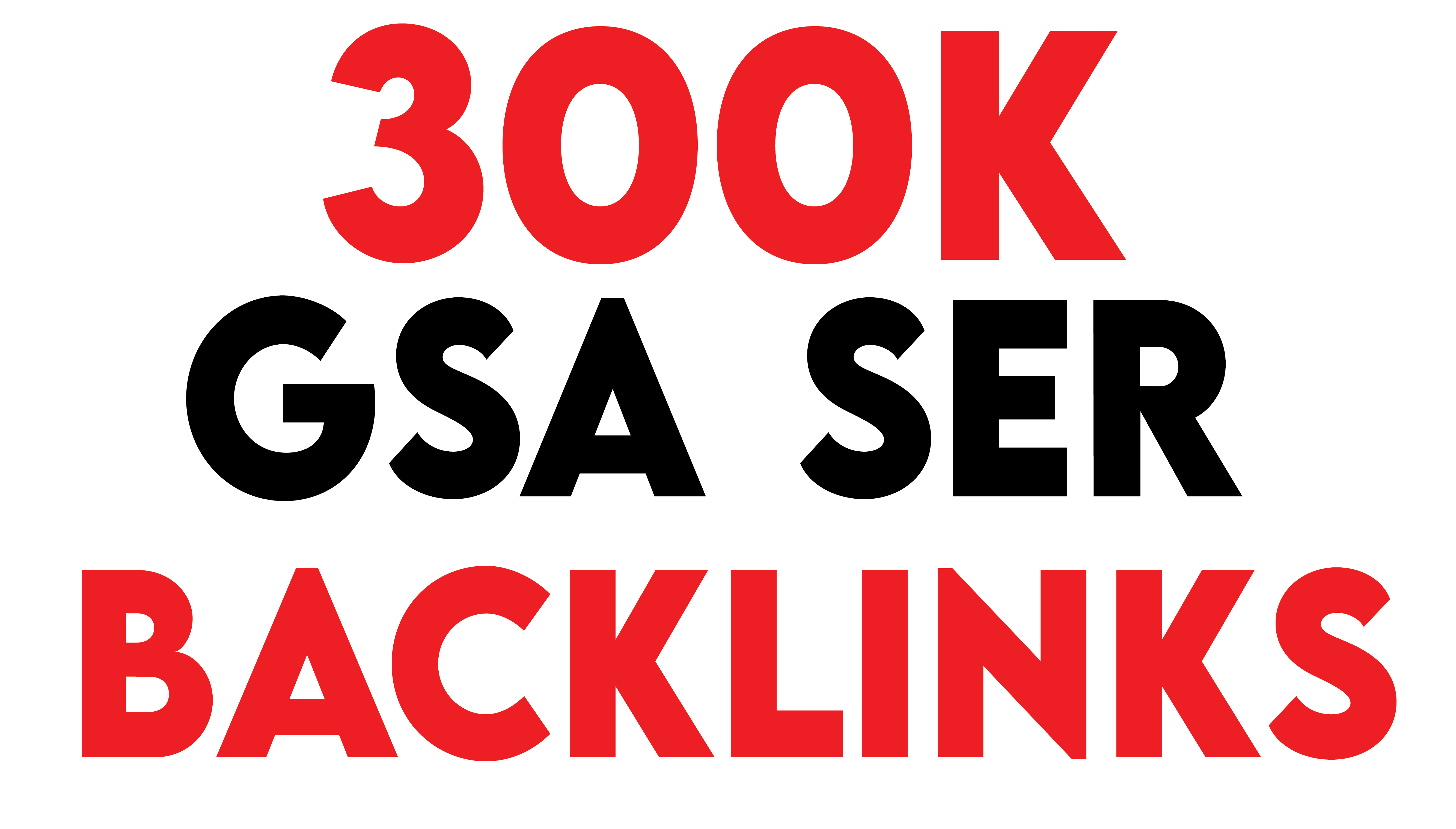 300k Mix verified live dofollow backlinks using GSA S...