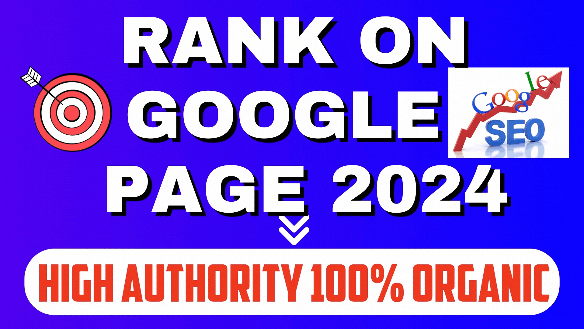 Google Page Ranking with High Authority Organic Link Building" service! 