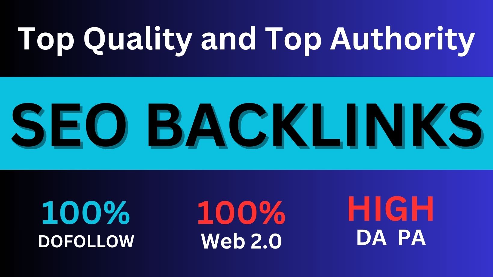 High quilty SEO Backlinks with High-Authority Dofollo...