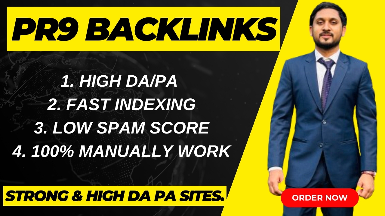 Create manually 50 pr9 backlinks 2024 permanent DA90+...