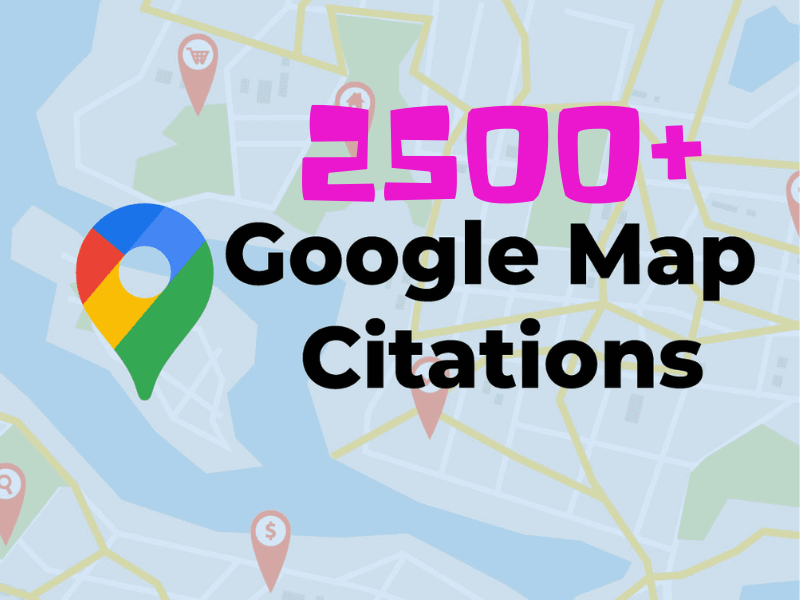 I will do 2500+ best google map citation for your bus...