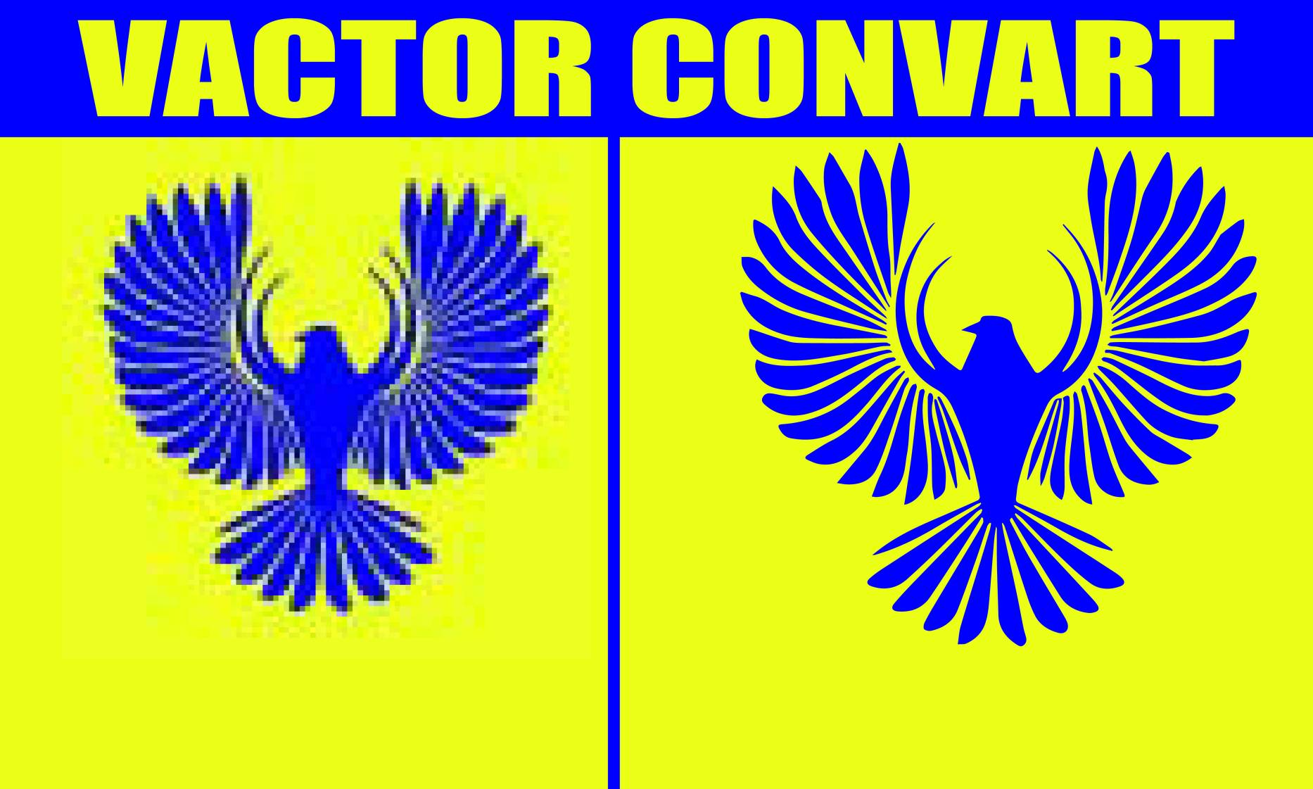 i will do vector tracing, redraw logo in vector form...