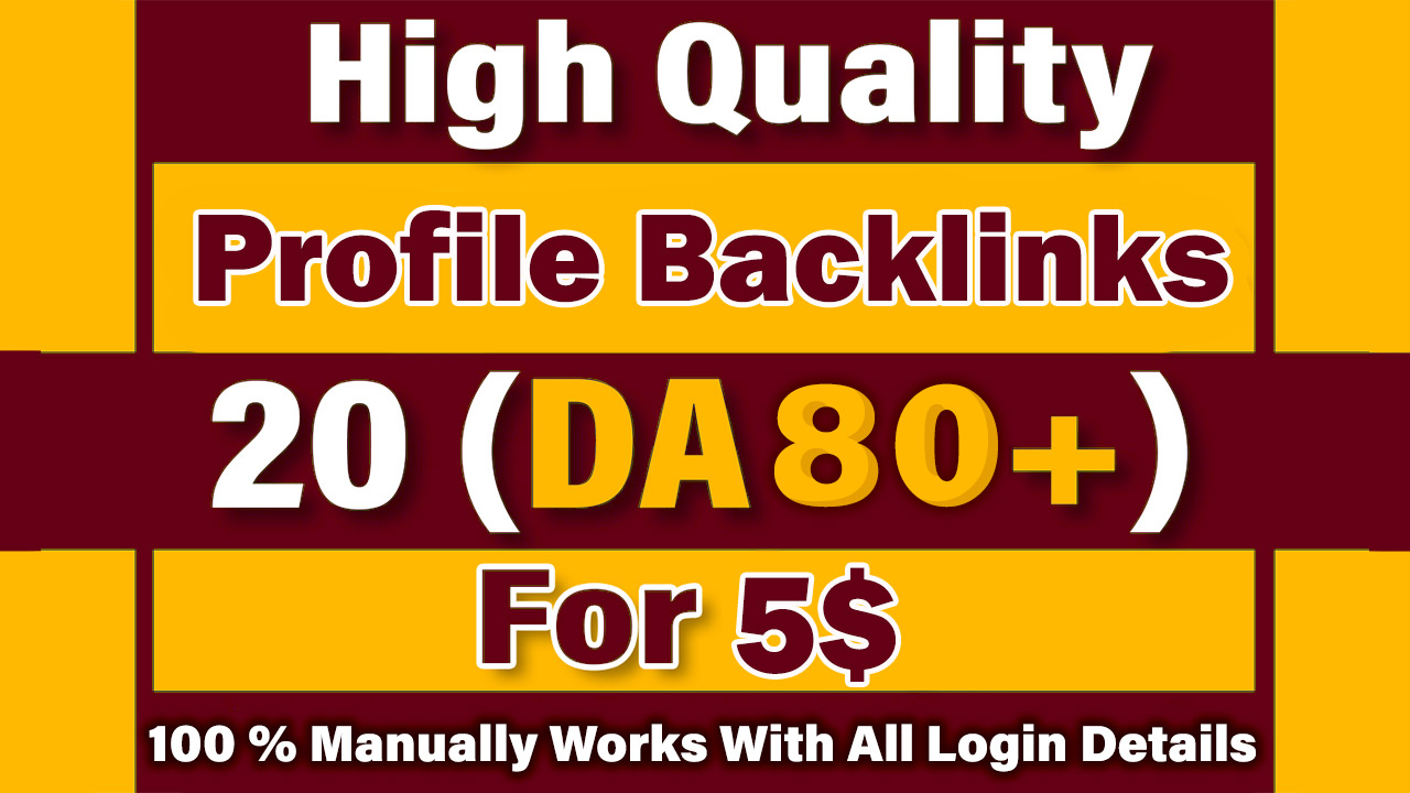 Manually Create link building high quality authority ...