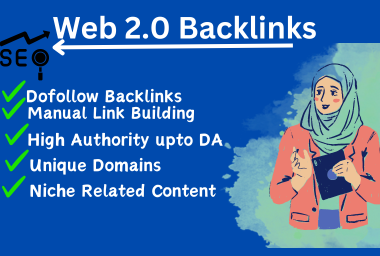 I will Create 70+ Web2.0 contextual SEO Backlinks web...