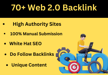 I will provide high da 70+ SEO dofollow backlinks whi...