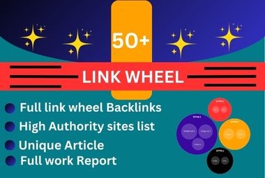 50 Link Wheel Backlinks On High Authority Web2.0 Site...