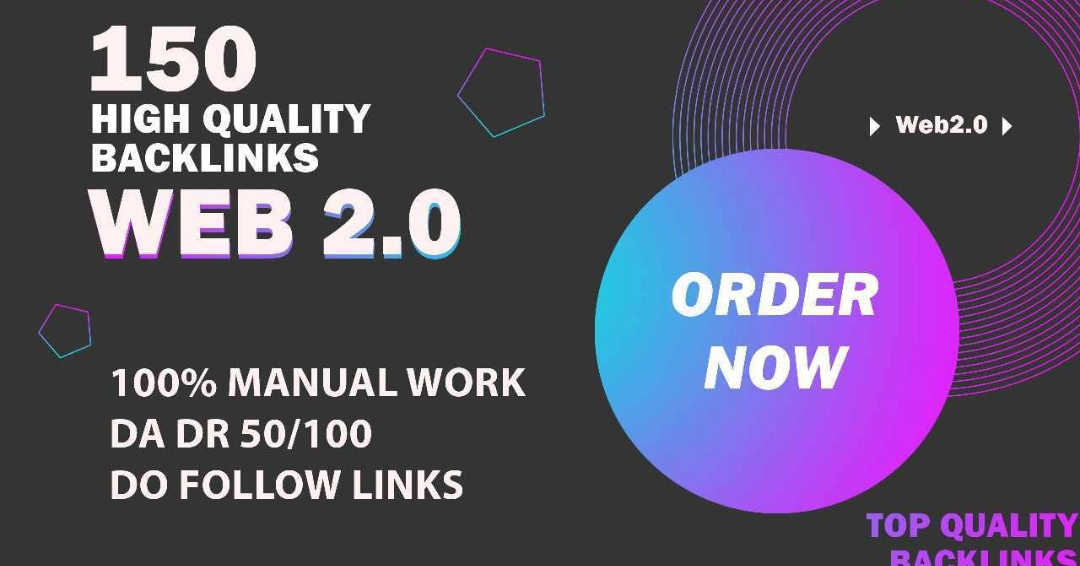 i will create 150 relevant Web 2.0 backlinks to well ...
