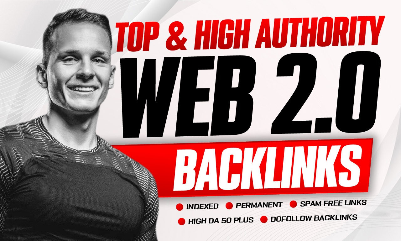 Super Strong TrustFlow 49+ High Authority Web 2.0 Blo...