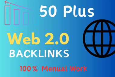 I will create 50 Web 2.0 dofollow contextual backlink...