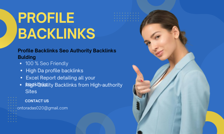 I Will Build 70 High quality Profile Backlinks Manual...