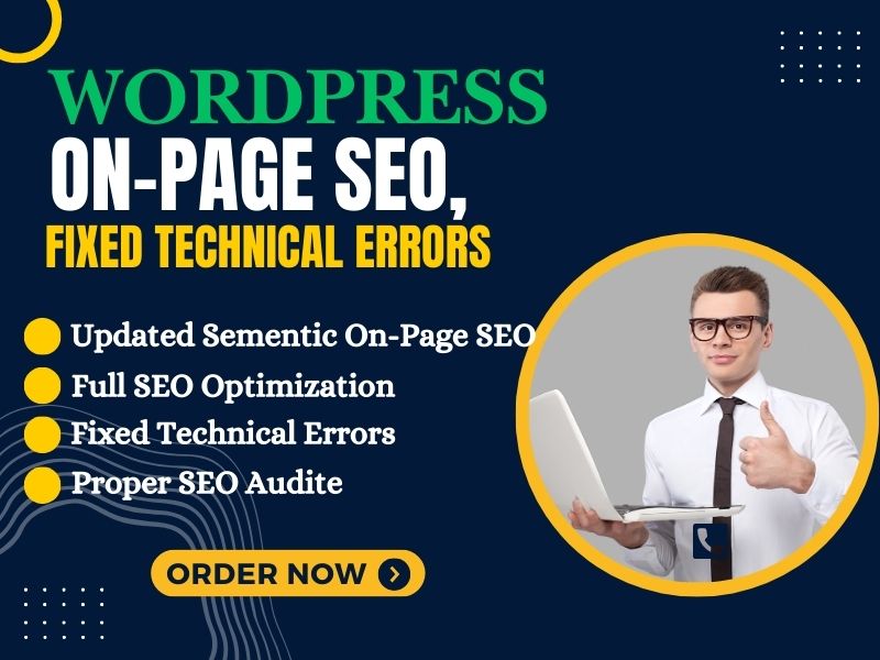 I will provide wordpress onpage SEO and fix technical...