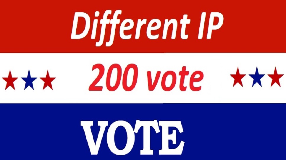 Get 200 Different ip vote on your online poll voting ...