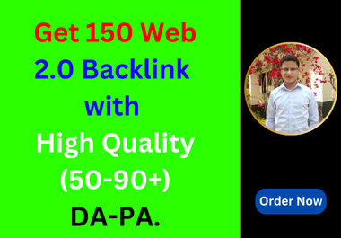 I will create a Manually Base 150 Web 2.0 Backlink wi...