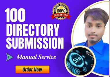 I will do High DA Directory Submission Backlinks Manu...