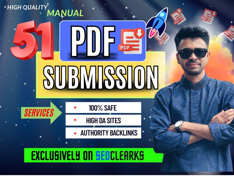 I Will Provide 51 Manual PDF Submissions to High DA S...